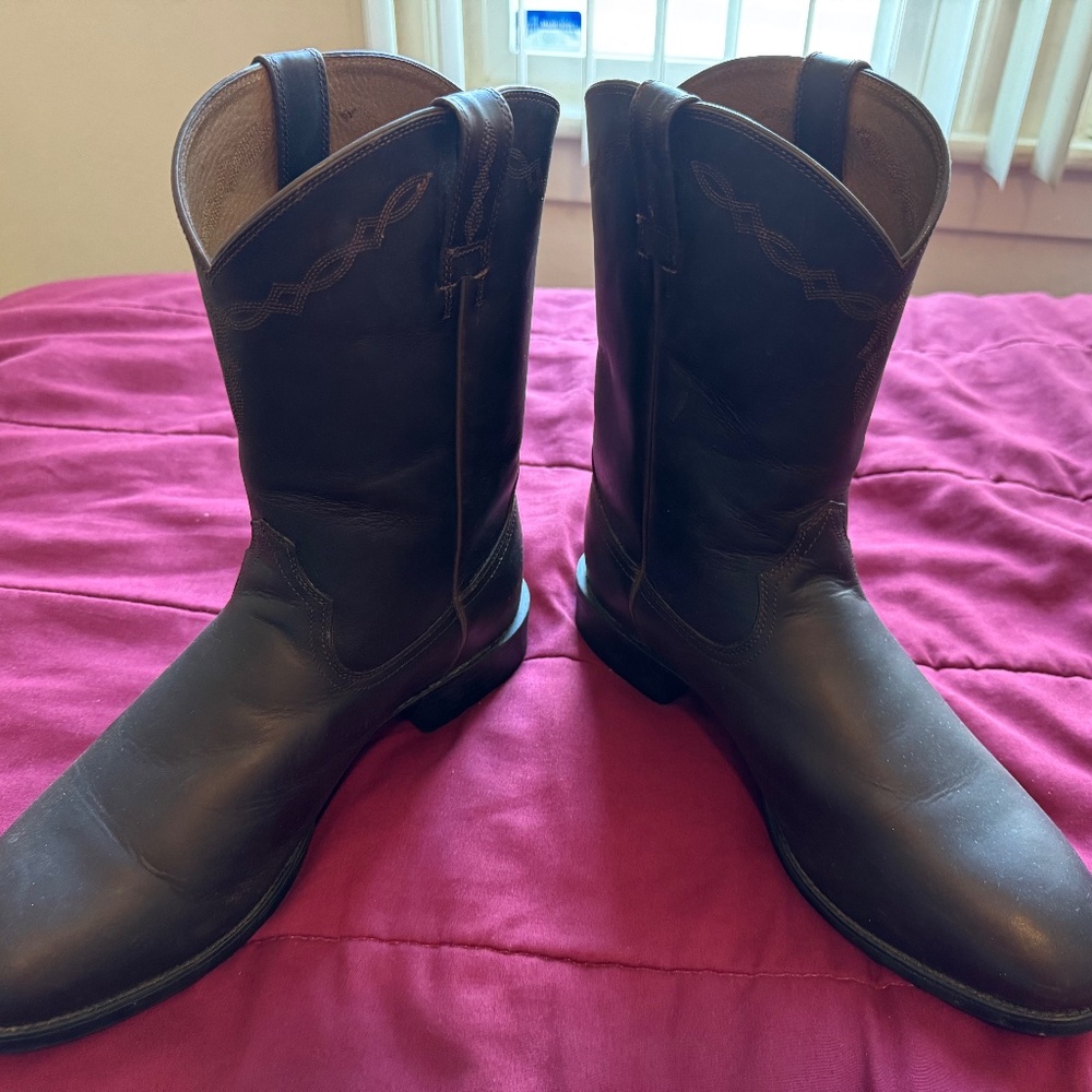 Brown Ariat Heritage Roper boots (#10002282)
